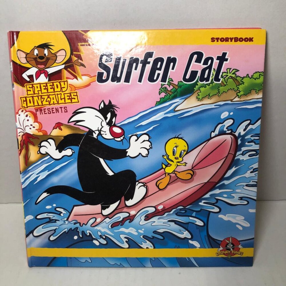 Speedy Gonzales Presents Surfer Cat Looney Tunes Hardcover Book Warner Bros.